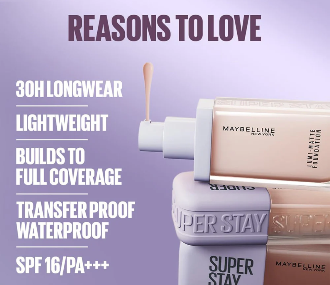 Maybelline Super Stay Lumi Matte Foundation