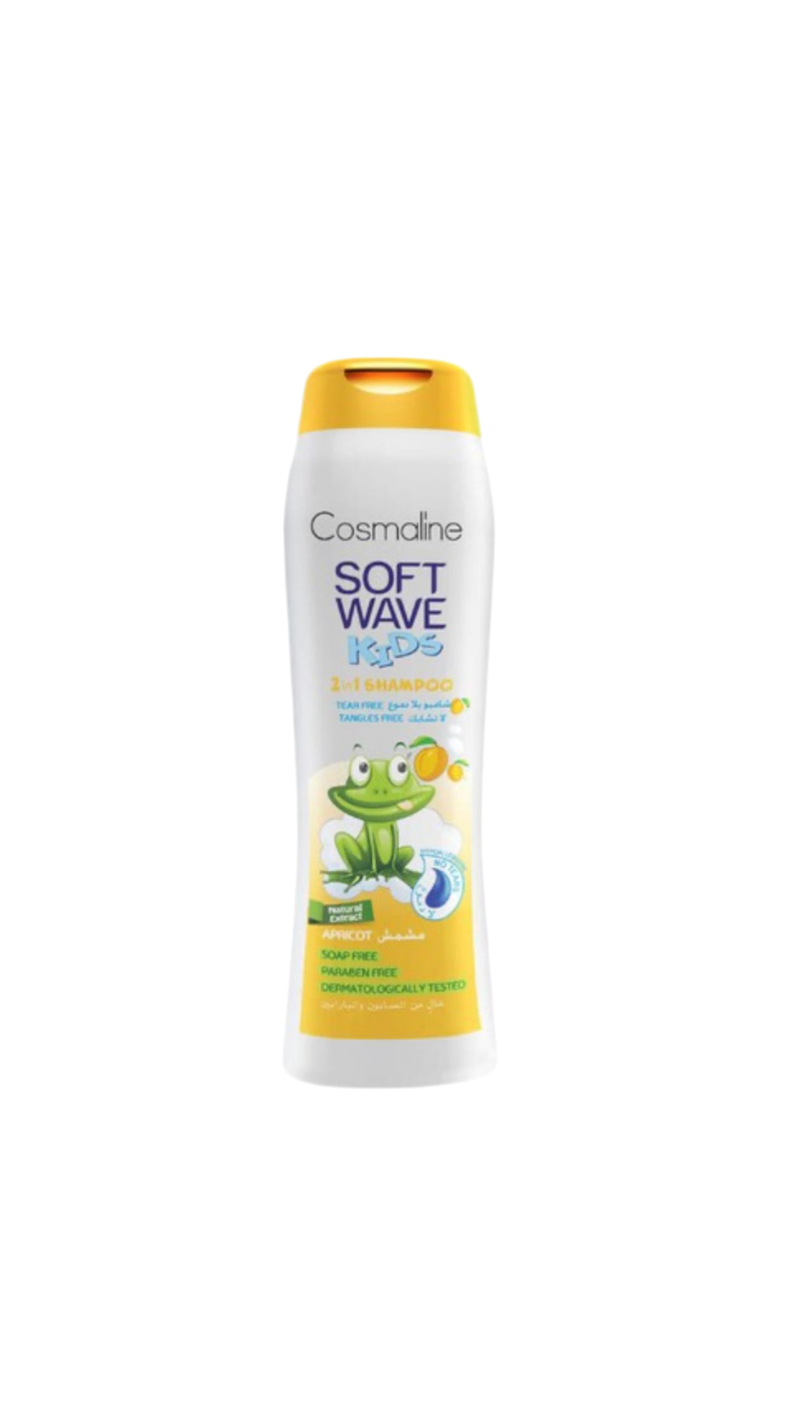 Cosmaline Soft Wave Kids 2in1 Shampoo- Apricot 400ml