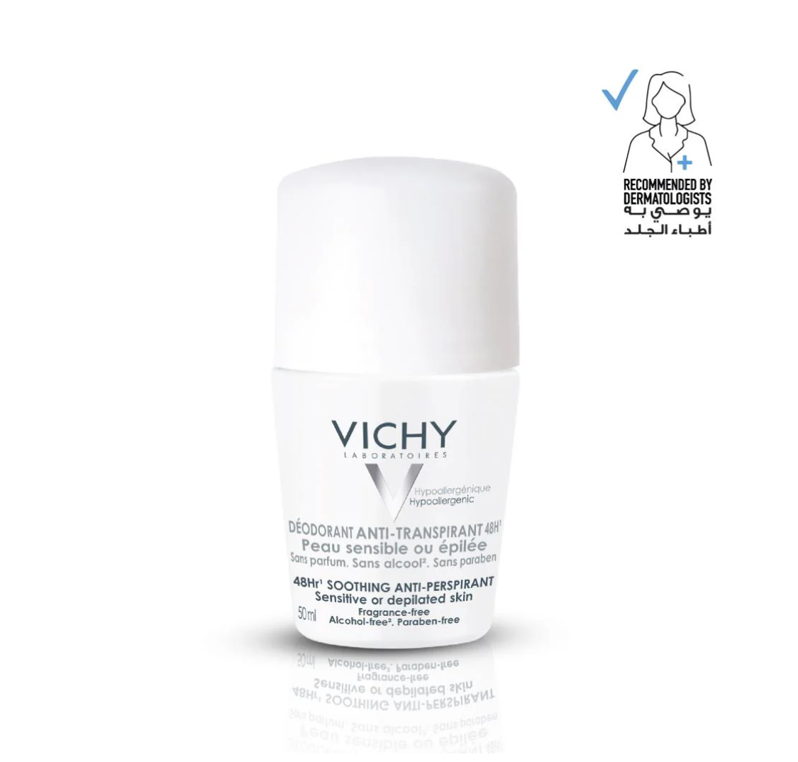 Vichy 48H Soothing Anti-perspirant for Sensitive or depilated Skin