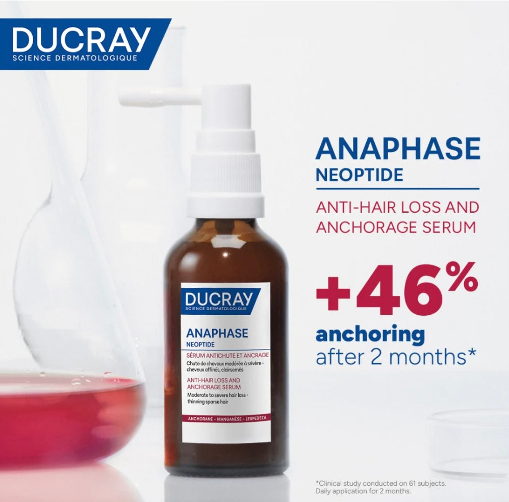 Buy 1get1- Ducray Neoptide Expert Strengthening & Thickening Serum 2x50ml +Free Ducray Anaphase Anti Hair-loss Shampoo 100ml