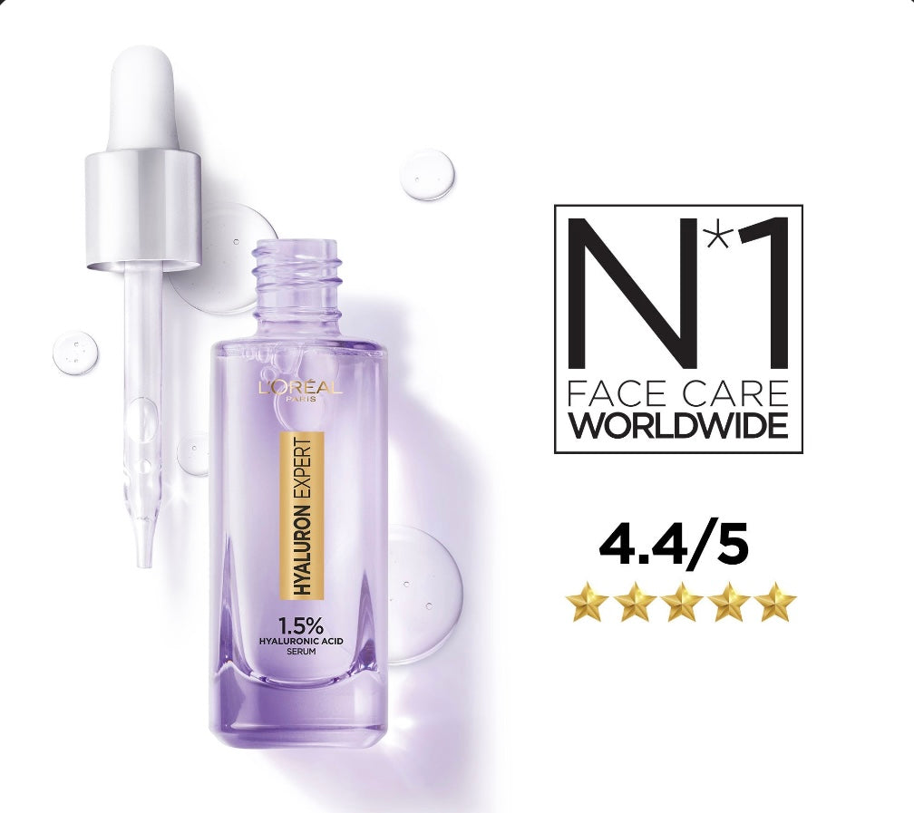L’Oréal Paris Revitalift 1.5% Hyaluronic Acid Serum – Hydrating & Plumping Face Serum