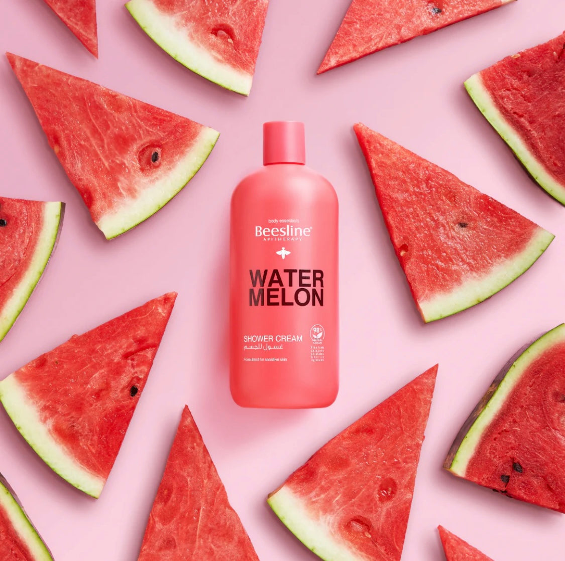 Beesline Watermelon Shower Cream | Refreshing & Hydrating Body Wash