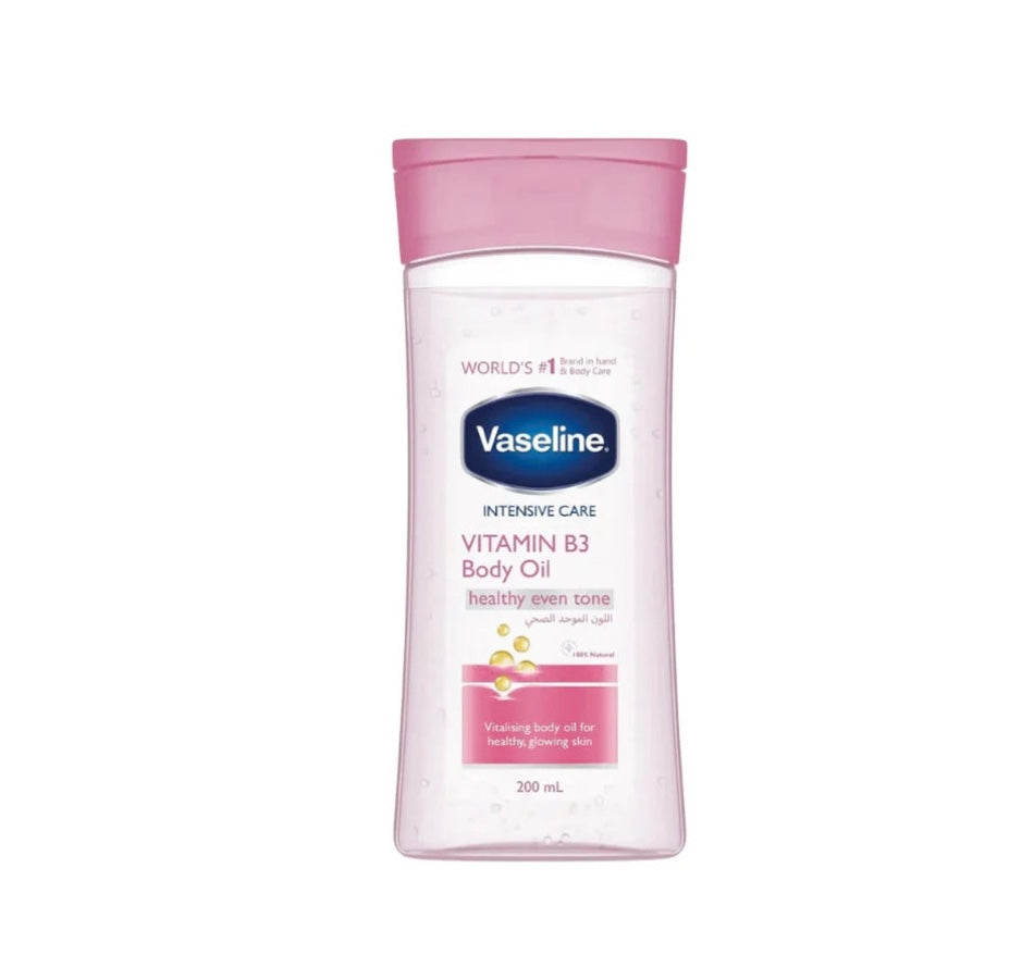 Vaseline Brightening Vitamin B3 Body Gel Oil with Niacinamide (200ml)