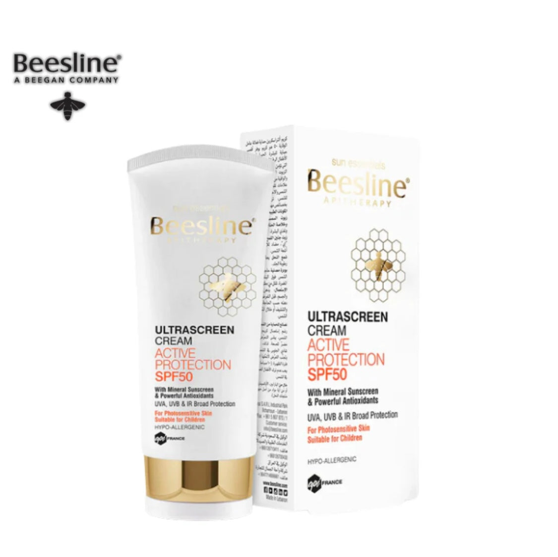 Beesline Ultrascreen Cream Active Protection SPF 50