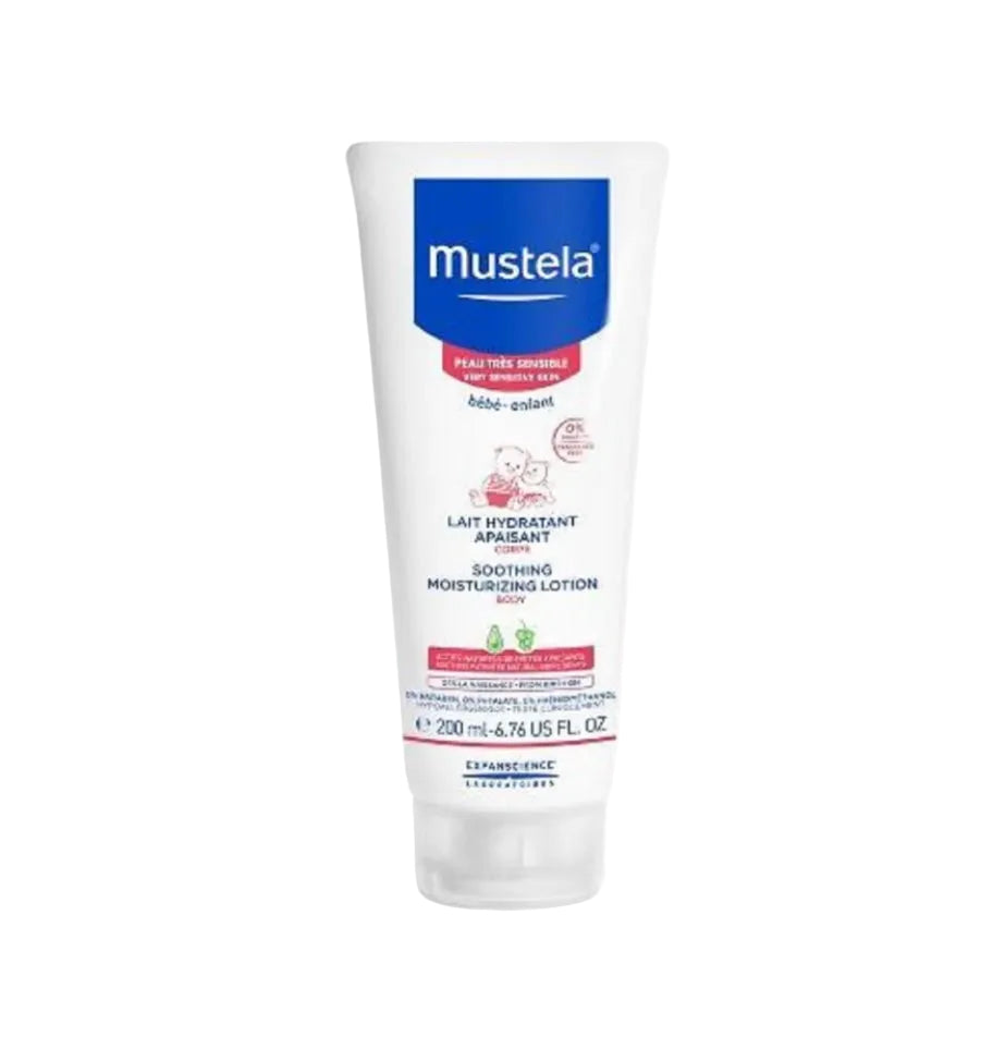 Mustela Soothing Moisturizing Lotion 200ml – Hydrating Care for Sensitive Baby Skin