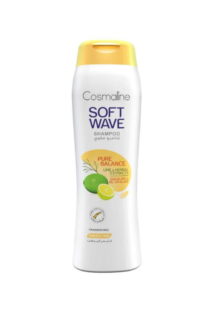 Cosmaline Soft Wave Pure Balance Lime and Herbal Extracts Shampoo