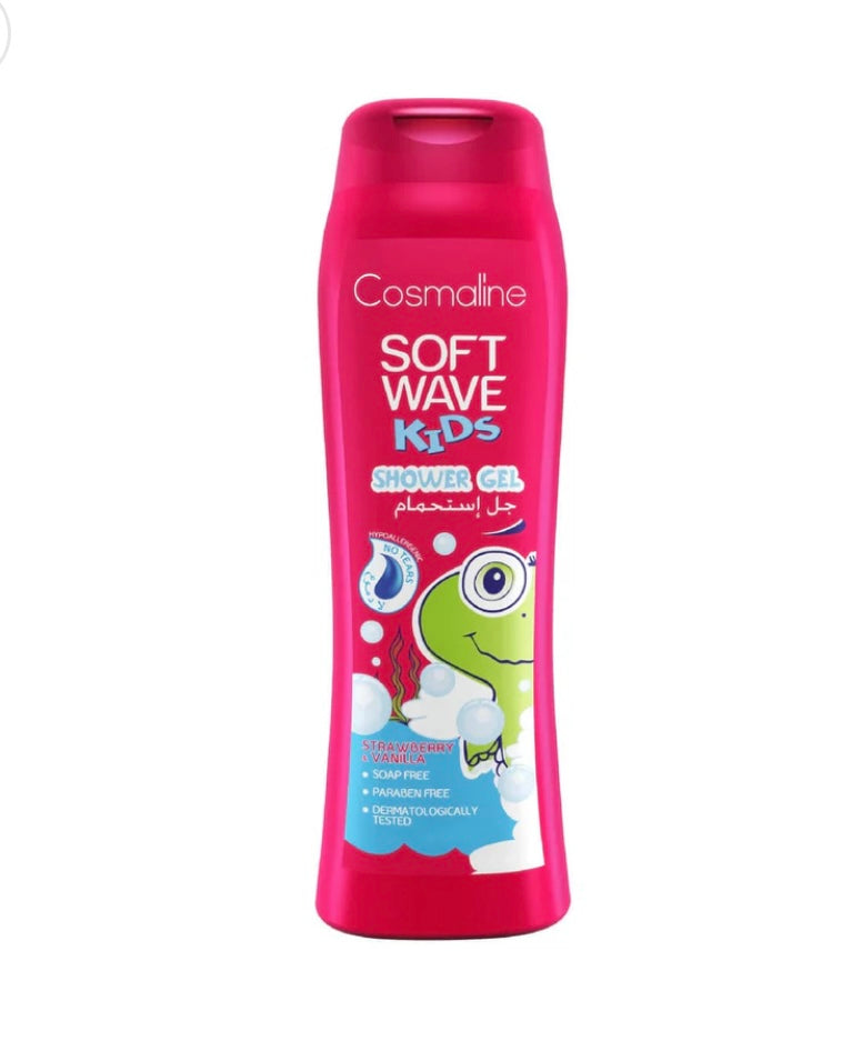 Cosmaline Soft Wave Kids Shower Gel Strawberry & Vanilla 400ml