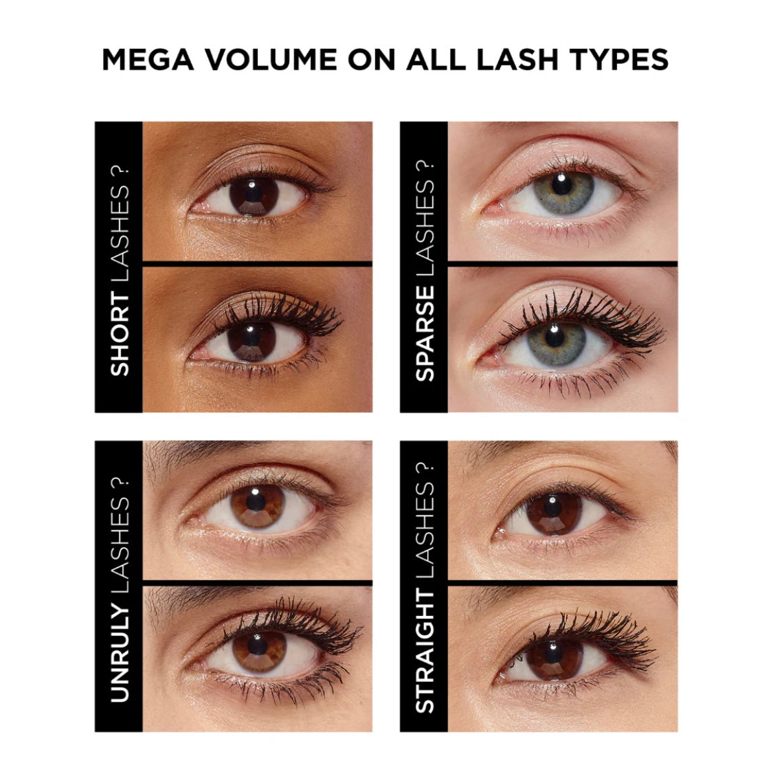 L’Oréal Paris Air Volume Mega Mascasa Washable Air Whipped Mascara