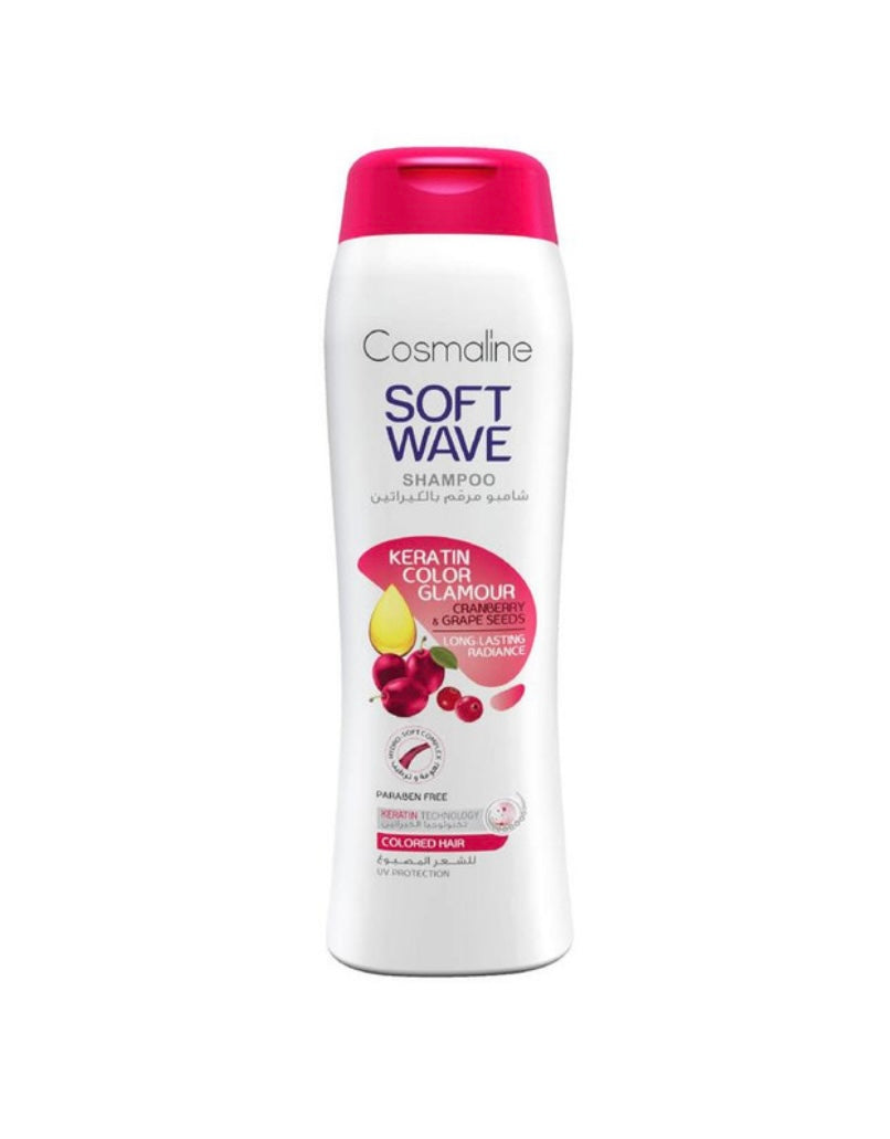 Cosmaline Soft Wave Shampoo Keratin Color Glamour 400 ml