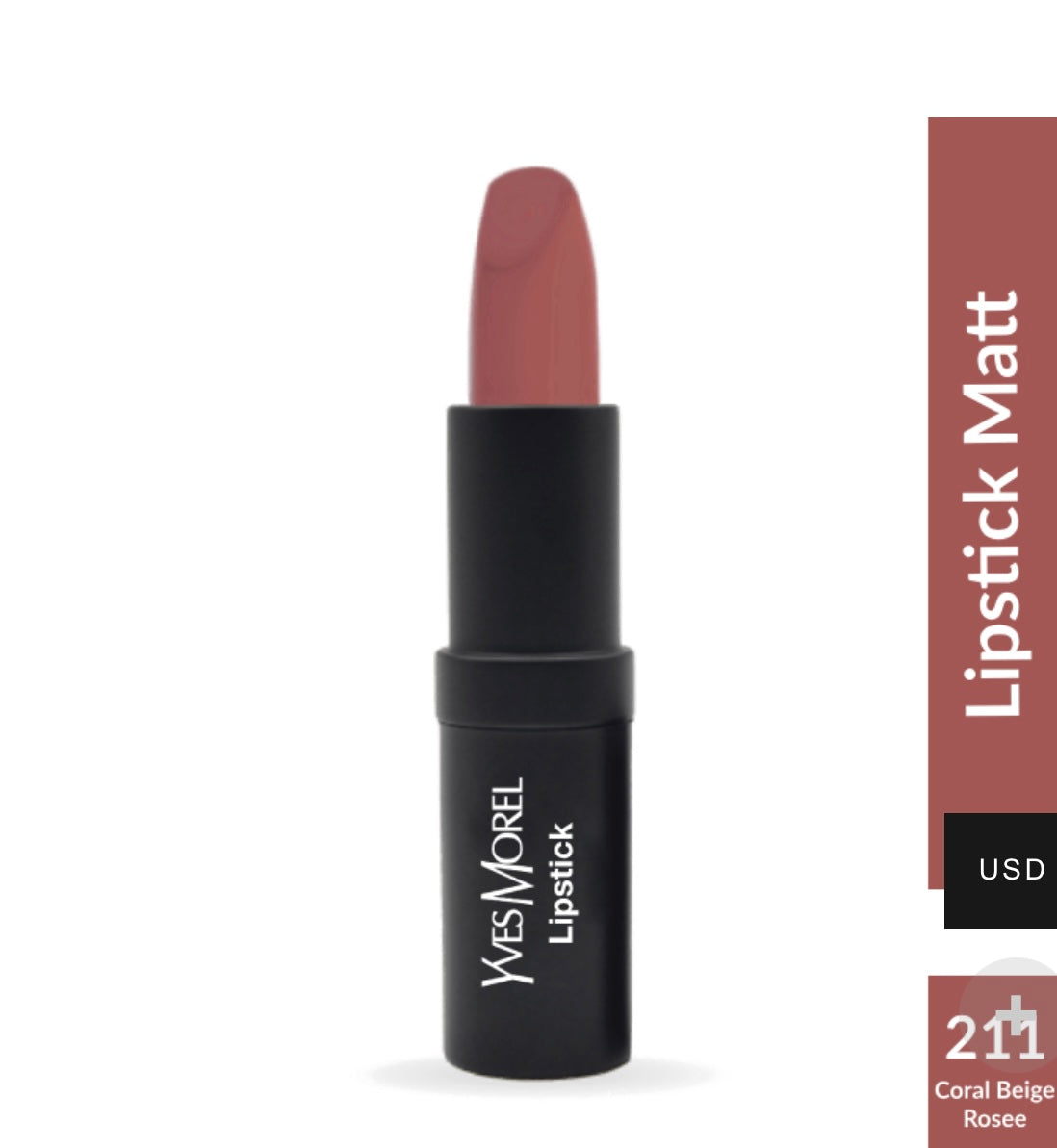 Yves Morel Velvet Matte Long-Wearing Lipstick