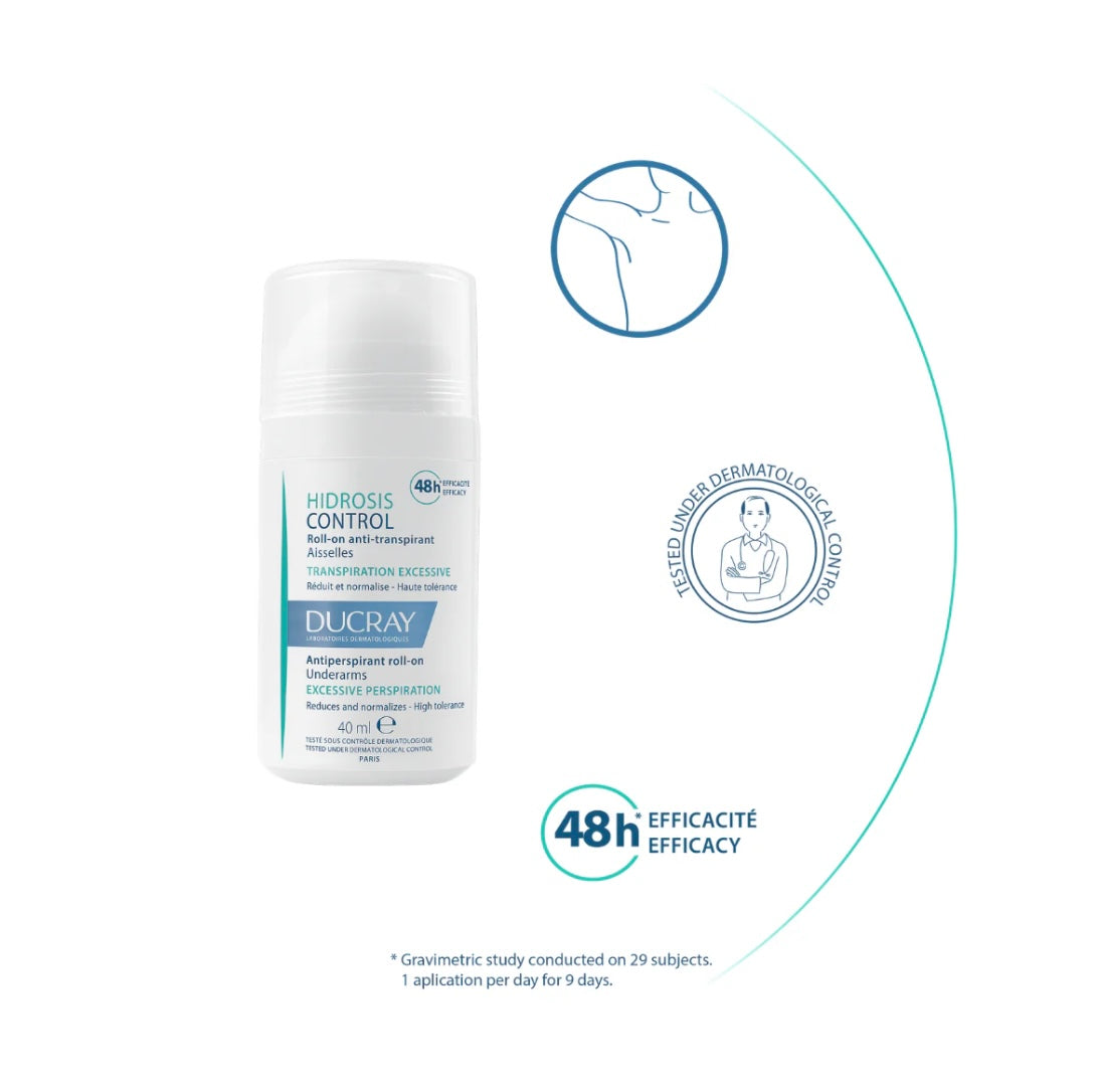 Ducray Hidrosis Control Roll-on Buy 1 get 1 for free