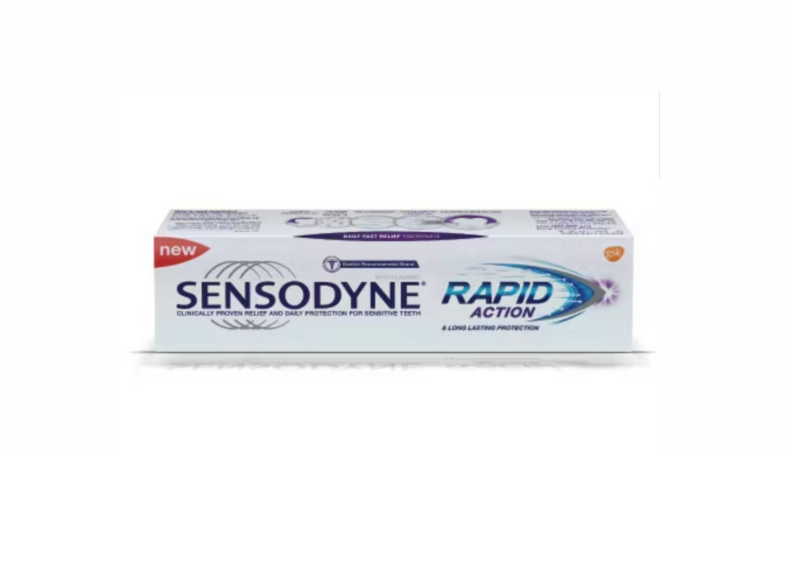 Sensodyne Rapid Action Toothpaste – Fast Relief for Sensitive Teeth