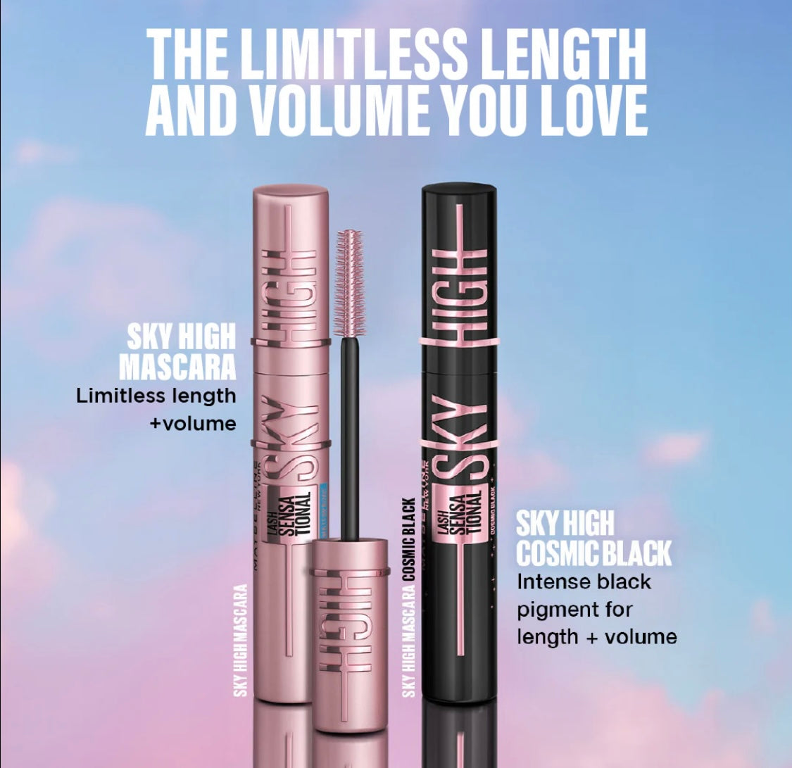 Maybelline Lash Sensational Sky High Mascara - Volumizing & Lengthening