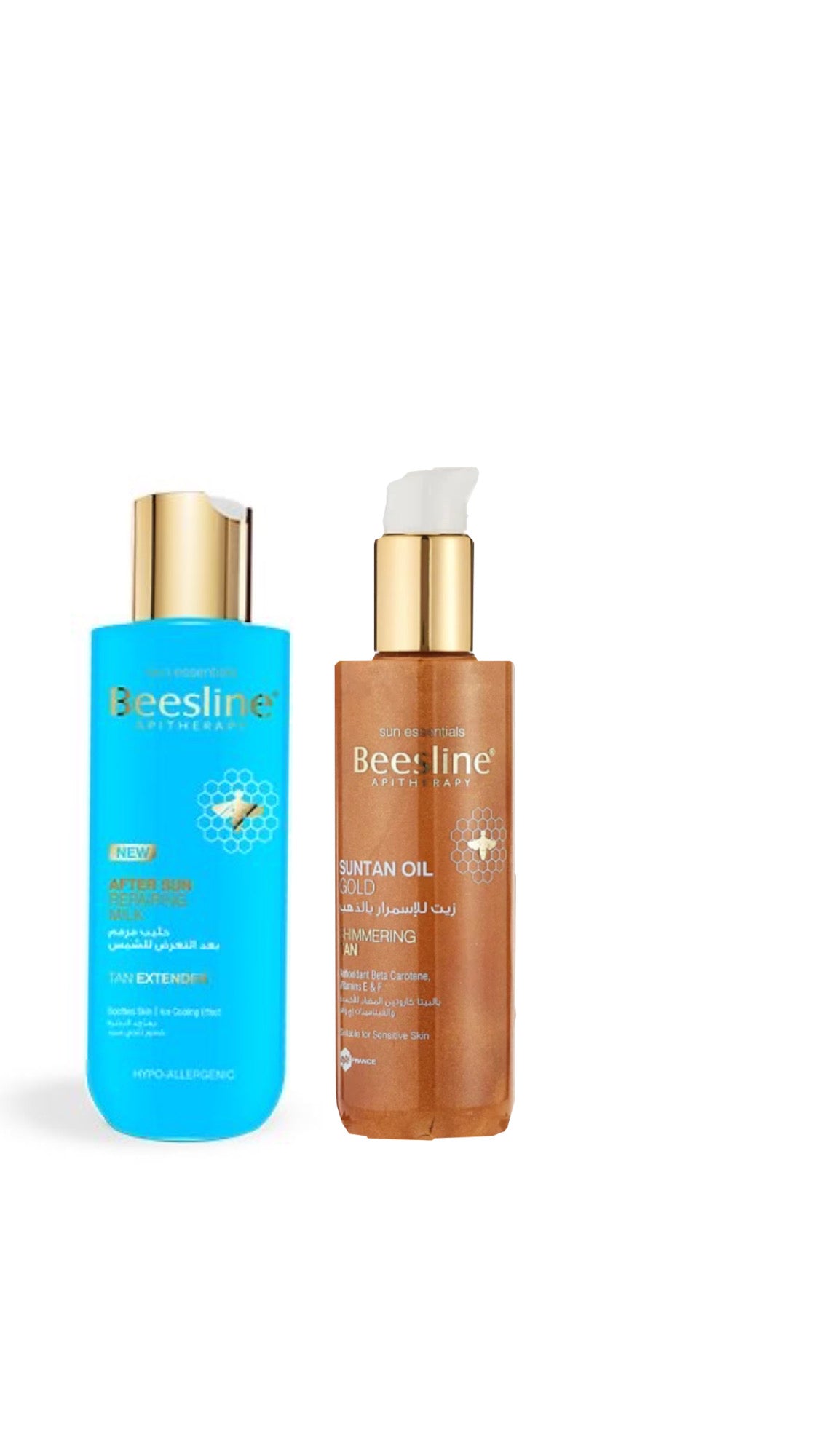 Beesline Gold Tanning Oil + After Sun Cooling Lotion Offer