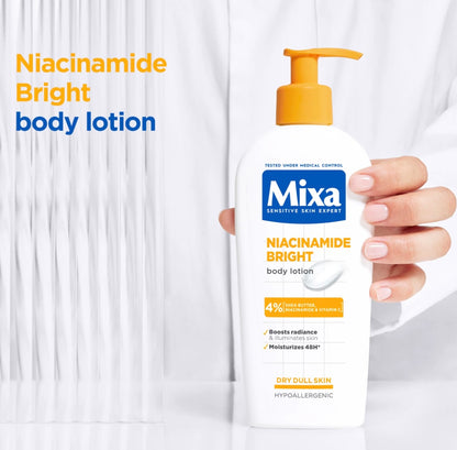 Mixa Niacinamide Bright Body Lotion for Dry & Dull Skin