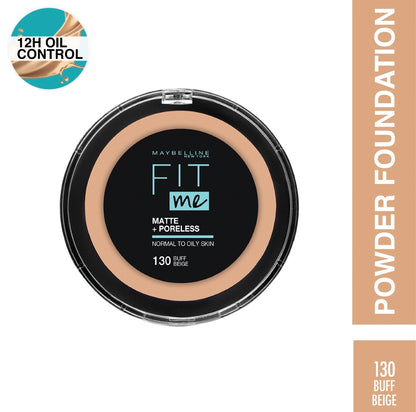 Maybelline Fit me- Perfect Matte Finish & Poreless Powder Lasting up to 16H