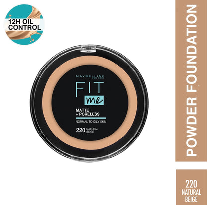Maybelline Fit me- Perfect Matte Finish & Poreless Powder Lasting up to 16H