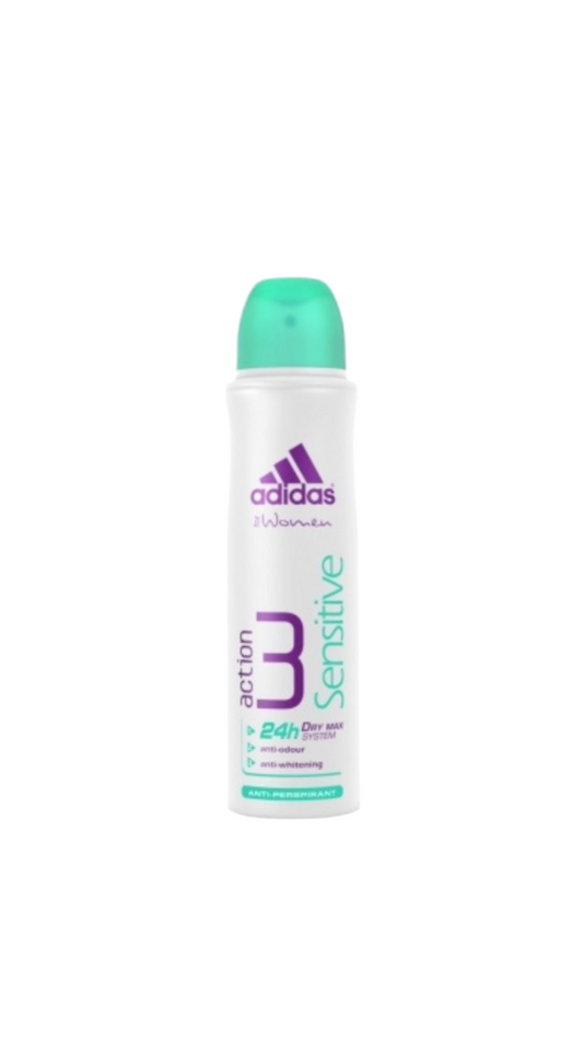 Adidas Women Action 3 Sensitive Deodorant Spray – 150 ml