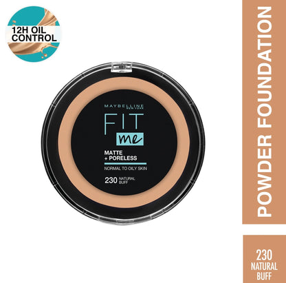 Maybelline Fit me- Perfect Matte Finish & Poreless Powder Lasting up to 16H