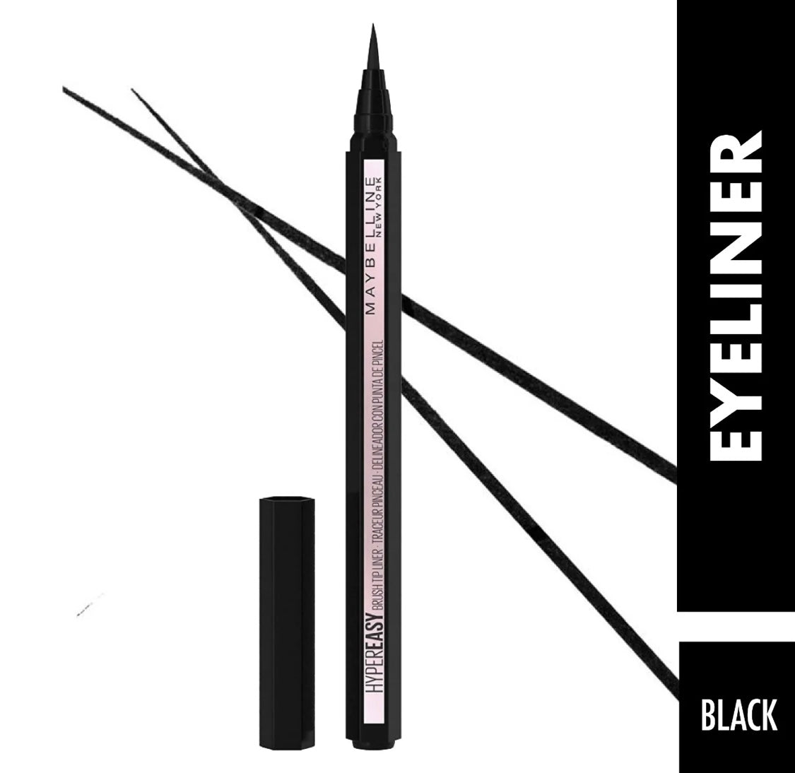 Maybelline Eye Studio Hyper Easy Liquid Liner Matte-Intense Black Lasts Up to 24H