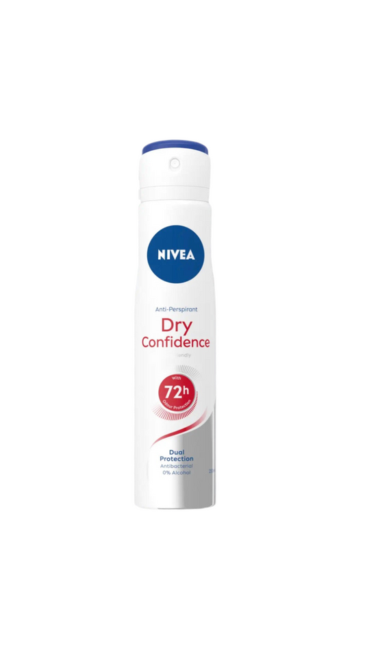 🌿 NIVEA Dry Confidence 72H Anti-Perspirant Deodorant Spray