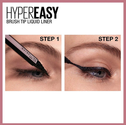 Maybelline Eye Studio Hyper Easy Liquid Liner Matte-Intense Black Lasts Up to 24H