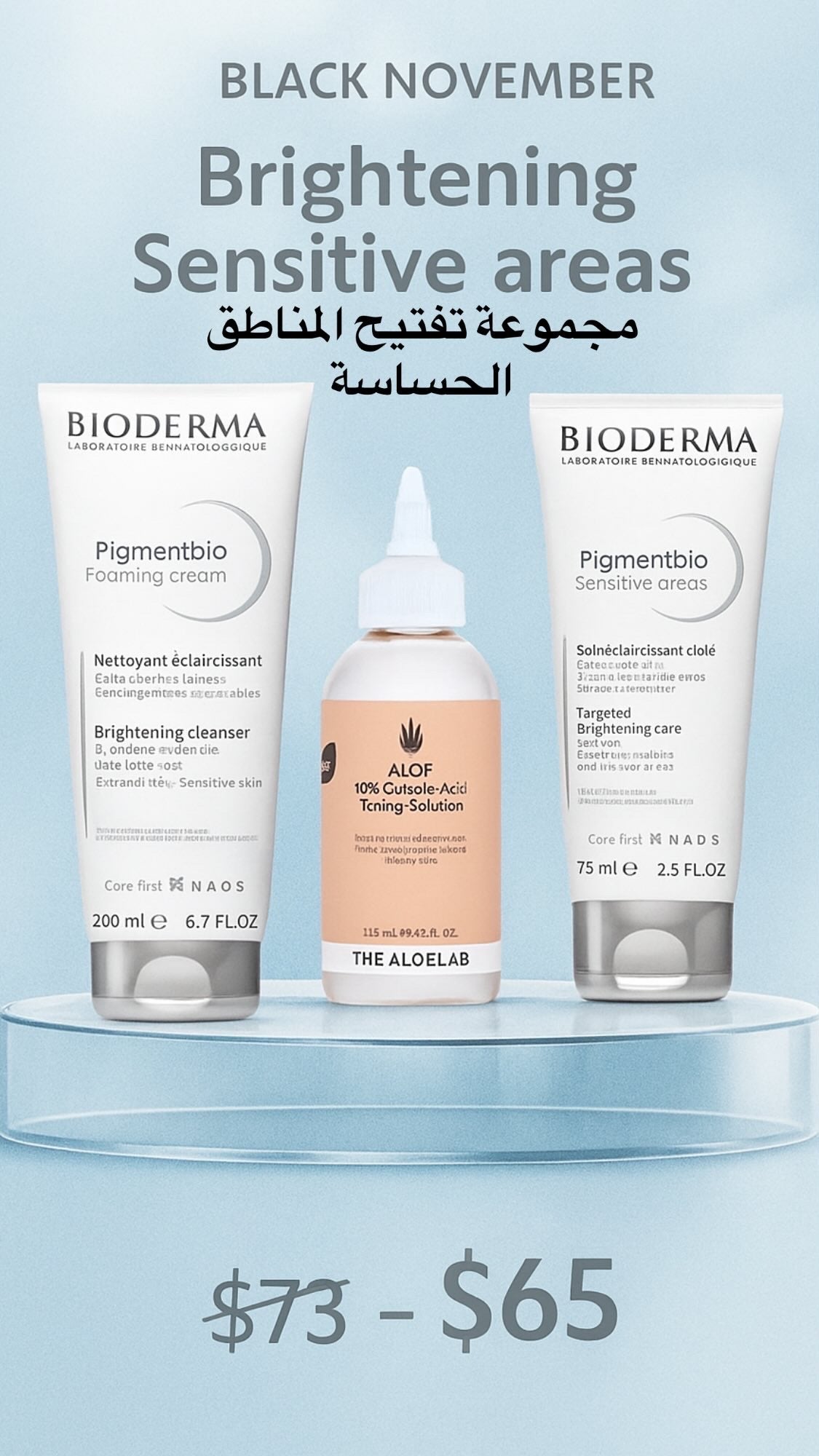 The Sensitive Area Brightening Package