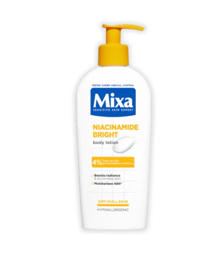 Mixa Niacinamide Bright Body Lotion for Dry & Dull Skin
