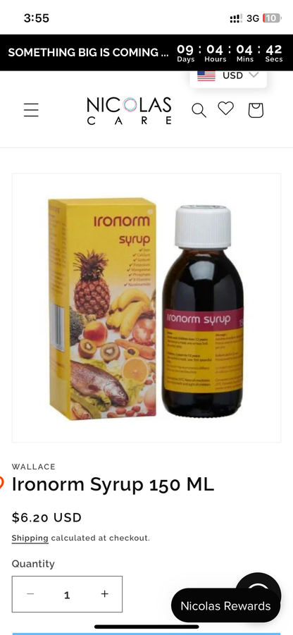 Ironorm Syrup