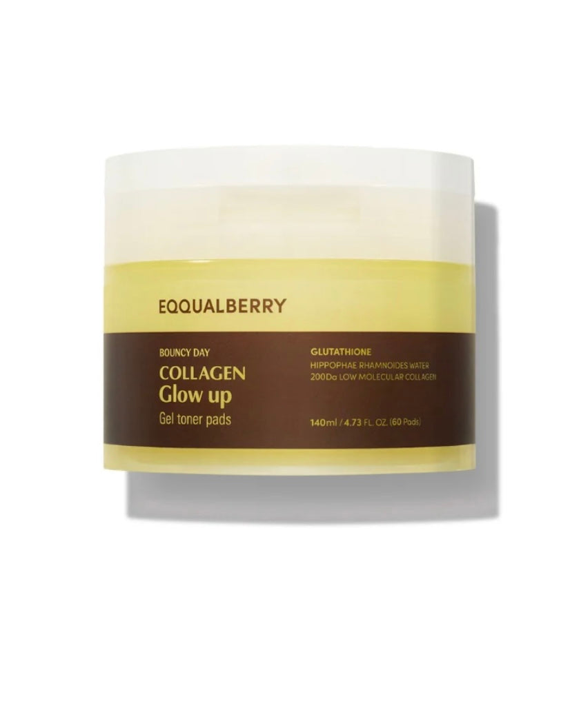 Collagen Glow Up Gel Toner Pads