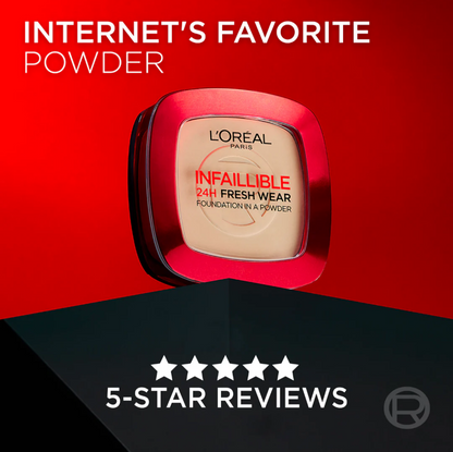 L’Oréal Infallible Up to 24H Foundation in a Powder Concealer