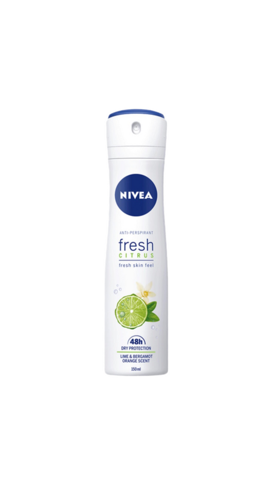 NIVEA Fresh Citrus Antiperspirant Spray – 150 ml