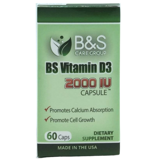 B&S Vitamin D3 2000IU Capsule