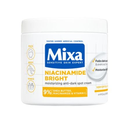 Mixa Niacinamide Bright Moisturizing Anti-Dark Spot Cream Jar