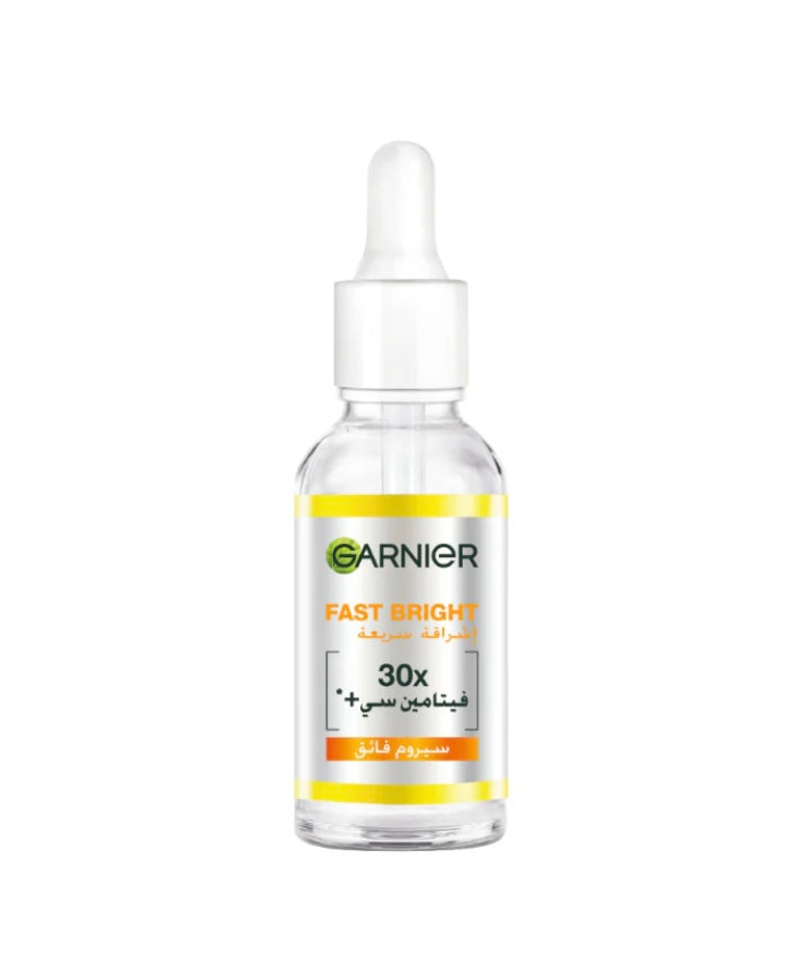Garnier SkinActive Fast Bright Vitamin C + Niacinamide 30x Brightening Booster Serum – Dark Spot Corrector & Radiance Booster