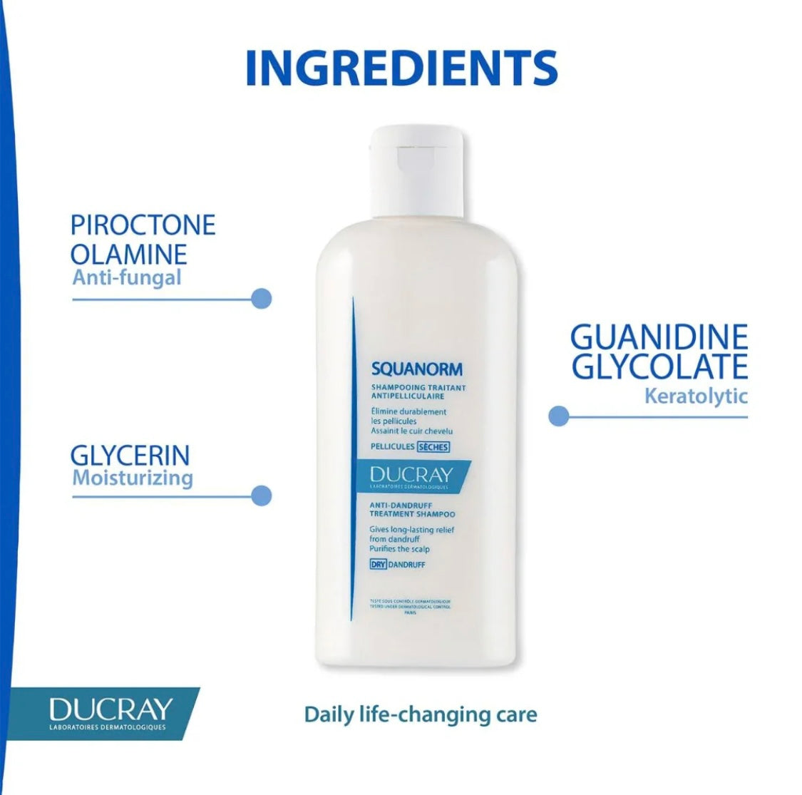 Ducray Squanorm Anti-Dandruff Treatment -Oily Dandruff Shampoo