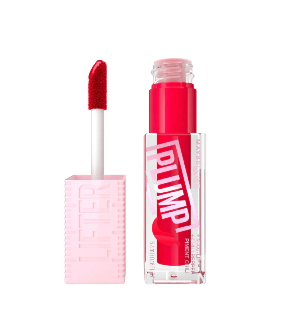 Maybelline Newyork Lifter Plump Lip Plumping Gloss with Chili Pepper & 5% Maxi-Lip