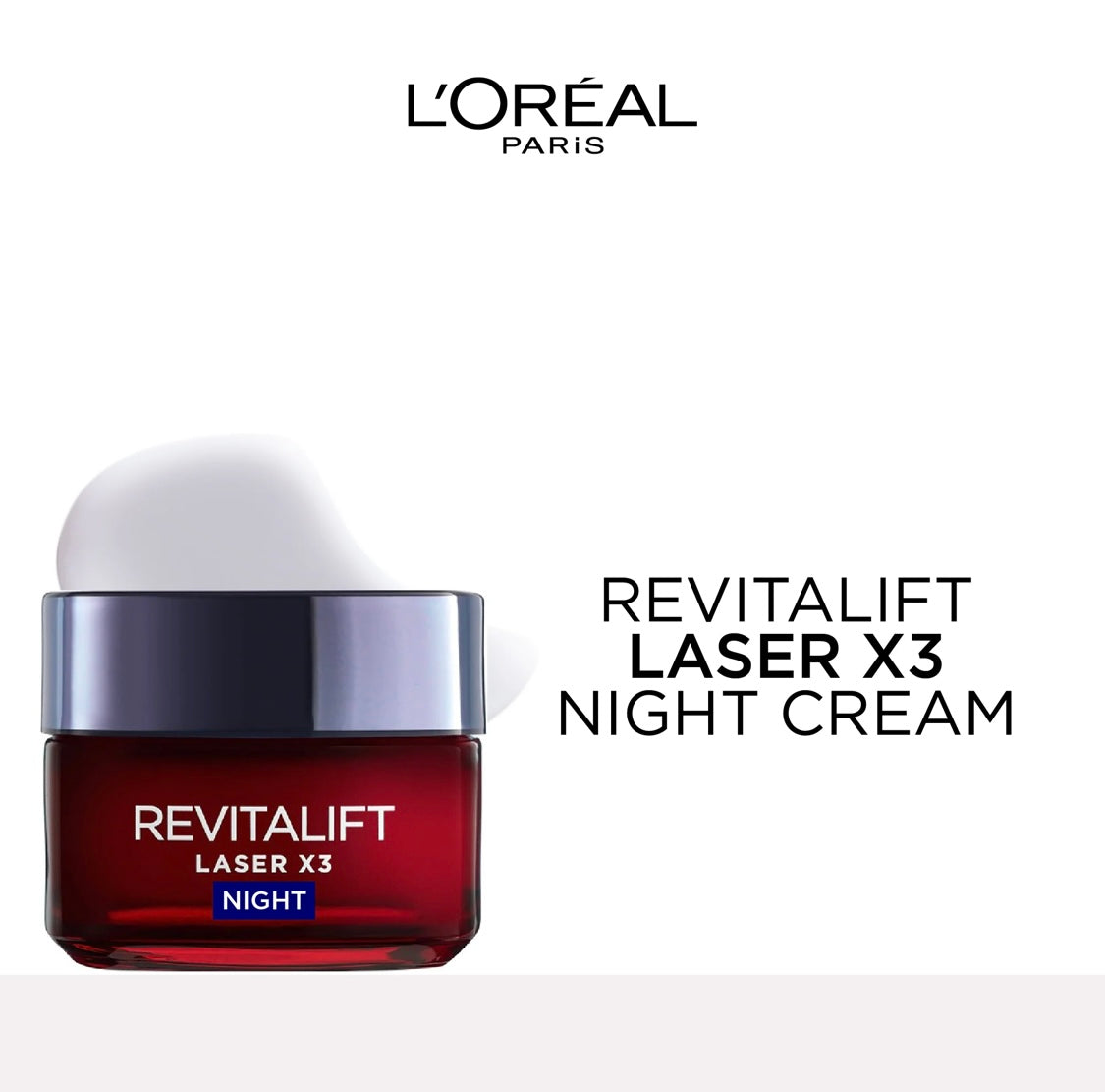 L’Oréal Paris Revitalift Laser Renew Night Cream – Anti-Aging Night Moisturizer for Wrinkles & Firmness