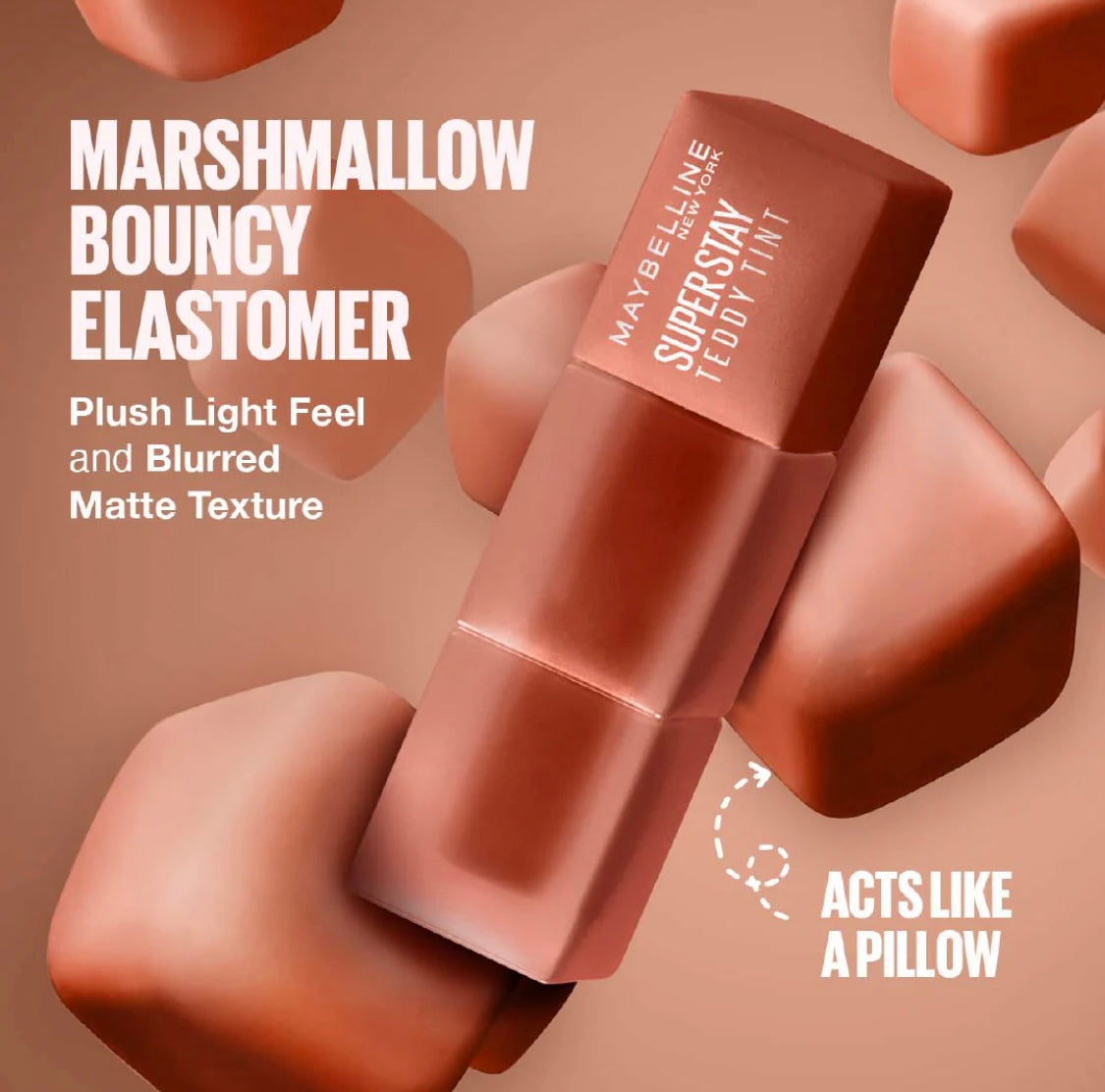 Maybelline Super Stay Teddy Tint Soft Blurred Matte Lip Tint 12H Long Wear Transfer Proof