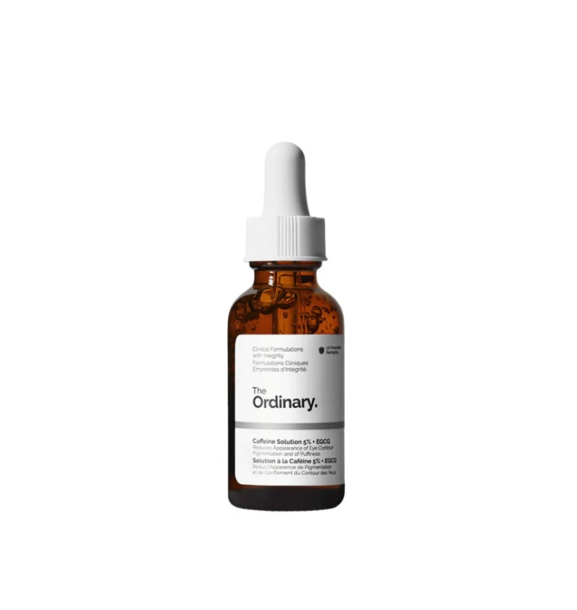 The Ordinary Caffeine Solution 5% + EGCG – Depuffing & Dark Circle Eye Serum