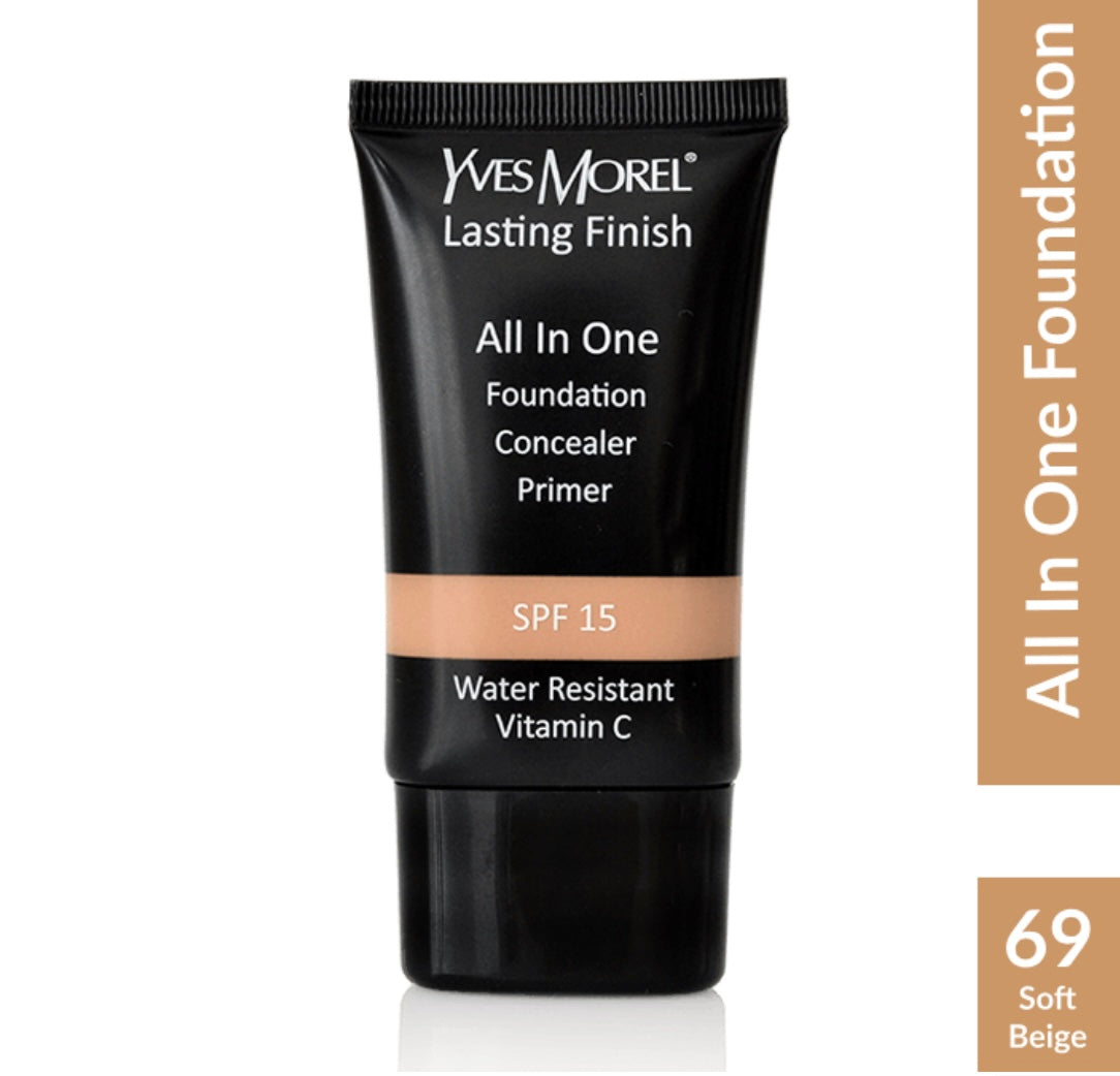 Yves Morel Lasting Finiah All In One Foundation, Concealer, Primer