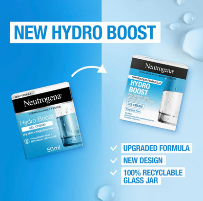 Neutrogena Hydro Boost Gel-Cream Extra Dry Skin – Hyaluronic Acid Hydrating Moisturizer