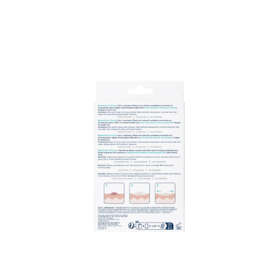 CeraVe Acne Control Pimple Patches – Hydrocolloid Blemish Spots with Essential Ceramides