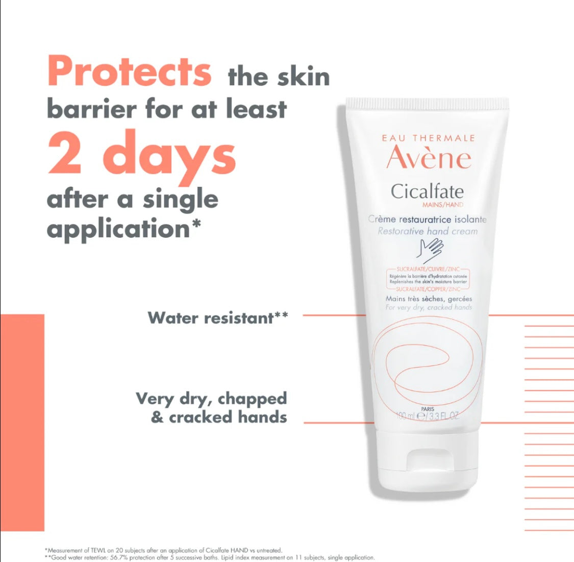 Avène Cicalfate Hydrating Hand Cream – Repairing Care for Dry & Damaged Hands
