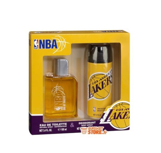 NBA Lackers Package of Eau de Toilette + Spray Deoderant