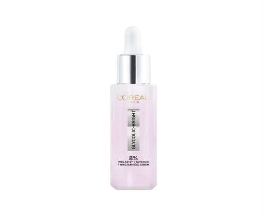 L’Oréal Paris Glycolic Bright Face Serum with 8% Melasyl + Glycolic Acid+ Niacinamide for Dark spots darkening