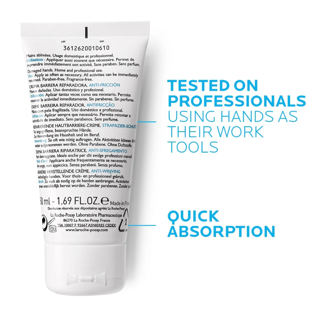 La Roche Posay Cicaplast Mains Moisturizer for Dry & Damaged Hand 50ml