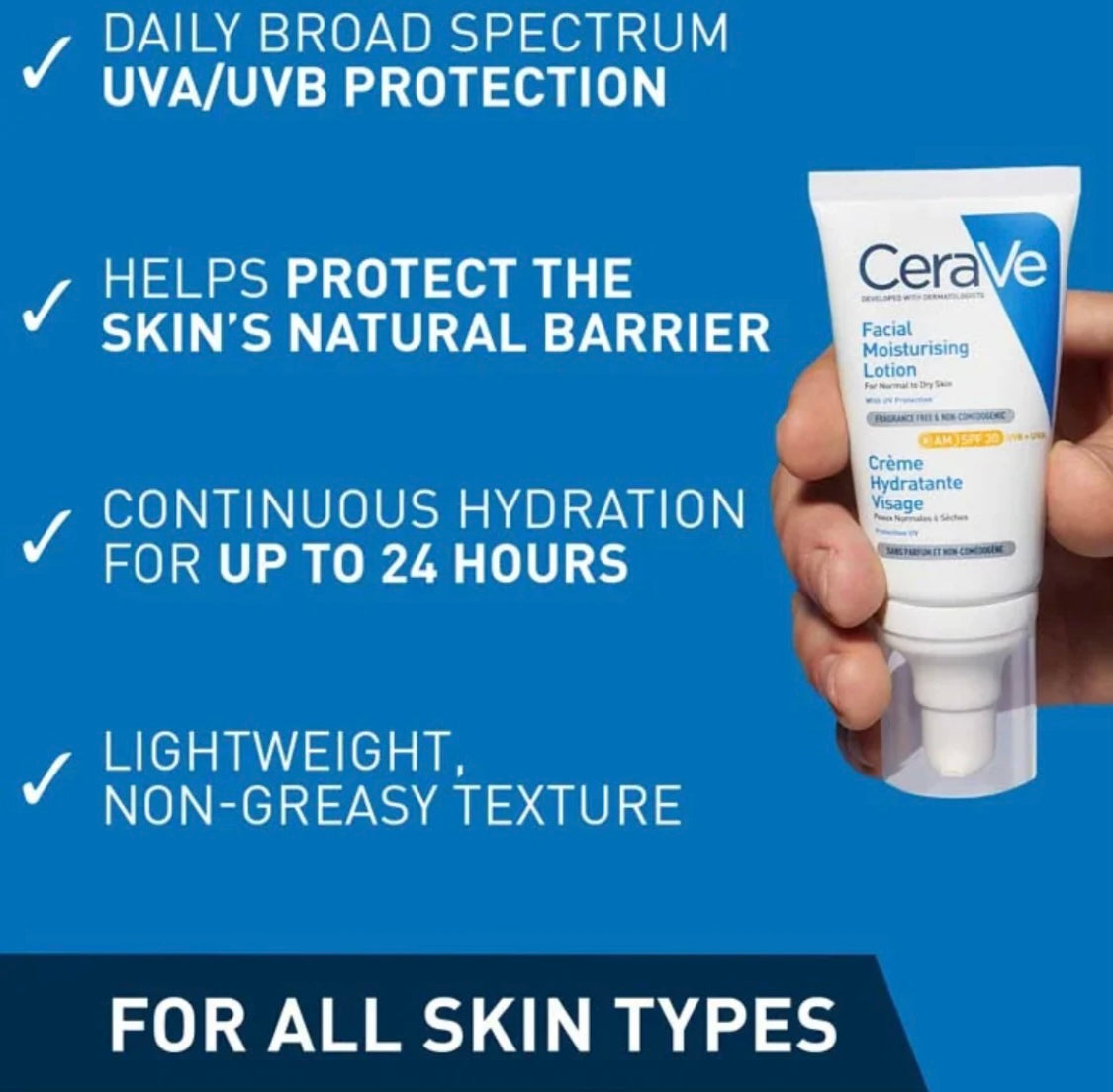 Cerave Moisturizing Face Lotion Spf 30 AM 52ml