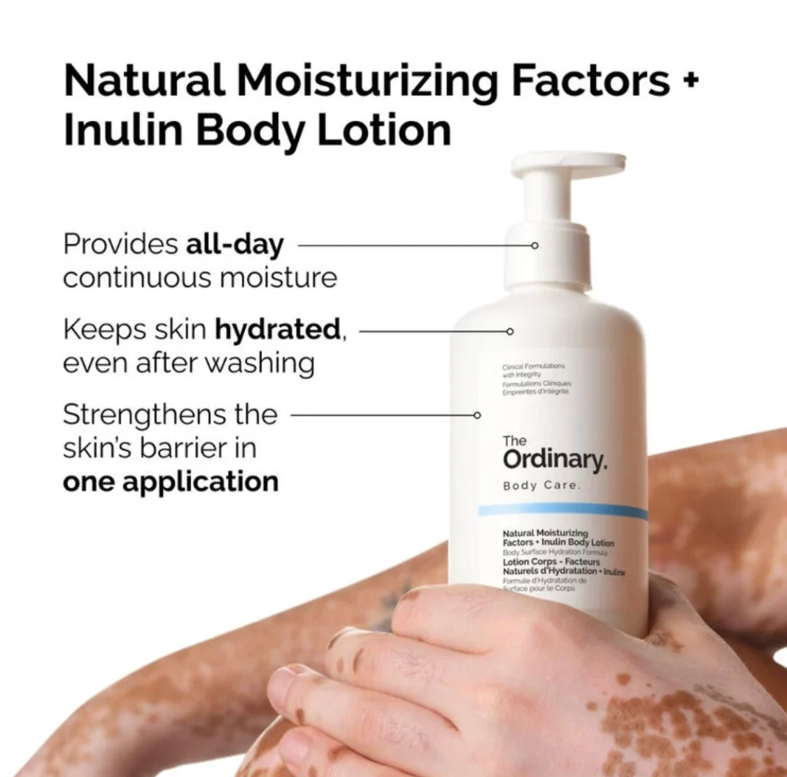 The Ordinary Natural Moisturizing Factors + Inulin Body Lotion – Lightweight Hydrating Body Moisturizer