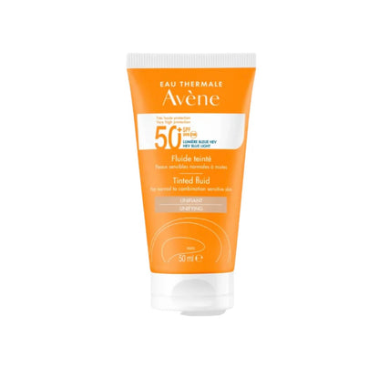 Avène Tinted Fluid SPF 50+ – Invisible Sunscreen for Normal to Combination Sensitive Skin